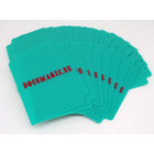 25 Docsmagic.de Trading Card Deck Divider Mint - Kartentrenner Aqua - MTG PKM YGO