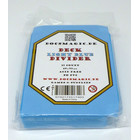 25 Docsmagic.de Trading Card Deck Divider Light Blue - Kartentrenner Hellblau - MTG PKM YGO
