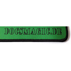 Docsmagic.de Premium Playmat Green - 60 x 34 cm Stitched 3mm - Spielmatte Grün