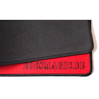 Docsmagic.de Premium Playmat Red - 60 x 34 cm Stitched 3mm - Spielmatte Rot