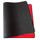Docsmagic.de Premium Playmat Red - 60 x 34 cm Stitched 3mm - Spielmatte Rot