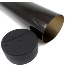 Docsmagic.de Premium Playmat + Tube Big Transparent Black - 60 x 34 cm - Spielmatte + Transportrolle Schwarz