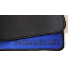Docsmagic.de Premium Playmat + Tube Big Transparent Blue - 60 x 34 cm - Spielmatte + Transportrolle Blau