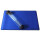 Docsmagic.de Premium Playmat + Tube Big Transparent Blue - 60 x 34 cm - Spielmatte + Transportrolle Blau