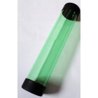 Docsmagic.de Premium Playmat + Tube Big Transparent Green - 60 x 34 cm - Spielmatte + Transportrolle Grün