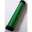 Docsmagic.de Premium Playmat + Tube Big Transparent Green - 60 x 34 cm - Spielmatte + Transportrolle Grün