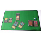 Docsmagic.de Premium Playmat + Tube Big Transparent Green - 60 x 34 cm - Spielmatte + Transportrolle Grün
