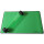 Docsmagic.de Premium Playmat + Tube Big Transparent Green - 60 x 34 cm - Spielmatte + Transportrolle Grün