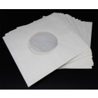 100 Docsmagic.de Polylined Paper Inner Sleeves for 7" 45rpm Vinyl Records White - Schallplatten Hüllen Weiss