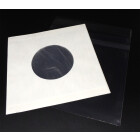 100 Docsmagic.de Polylined Paper Inner Sleeves + Resealable Outer Bags for 7" 45rpm Vinyl Records 3 Mil - Schallplatten Hüllen