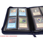 Docsmagic.de Premium Pro-Player 4-Pocket Zip-Album Dark Blue - 160 Card Binder - MTG - PKM - YGO - Reissverschluss Dunkelblau