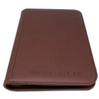 Docsmagic.de Premium Pro-Player 4-Pocket Zip-Album Brown...