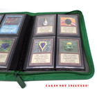 Docsmagic.de Premium Pro-Player 4-Pocket Zip-Album Dark Green - 160 Card Binder - MTG - PKM - YGO - Reissverschluss Dunkelgrün