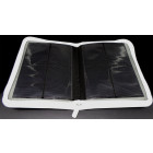 Docsmagic.de Premium Pro-Player 4-Pocket Zip-Album White - 160 Card Binder - MTG - PKM - YGO - Reissverschluss Weiss