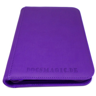 Docsmagic.de Premium Pro-Player 4-Pocket Zip-Album Purple - 160 Card Binder - MTG - PKM - YGO - Reissverschluss Lila