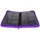 Docsmagic.de Premium Pro-Player 4-Pocket Zip-Album Purple - 160 Card Binder - MTG - PKM - YGO - Reissverschluss Lila