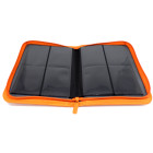 Docsmagic.de Premium Pro-Player 4-Pocket Zip-Album Orange - 160 Card Binder - MTG - PKM - YGO - Reissverschluss