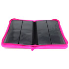 Docsmagic.de Premium Pro-Player 4-Pocket Zip-Album Pink - 160 Card Binder - MTG - PKM - YGO - Reissverschluss Rosa