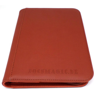 Docsmagic.de Premium Pro-Player 9-Pocket Zip-Album Copper - 360 Card Binder - MTG - PKM - YGO - Reissverschluss Kupfer