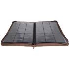 Docsmagic.de Premium Pro-Player 9-Pocket Zip-Album Brown...