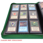 Docsmagic.de Premium Pro-Player 9-Pocket Zip-Album Dark Green - 360 Card Binder - MTG - PKM - YGO - Reissverschluss Dunkelgrün