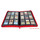 Docsmagic.de Premium Pro-Player 9-Pocket Zip-Album Red - 360 Card Binder - MTG - PKM - YGO - Reissverschluss Rot