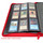Docsmagic.de Premium Pro-Player 9-Pocket Zip-Album Red - 360 Card Binder - MTG - PKM - YGO - Reissverschluss Rot