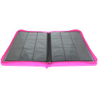 Docsmagic.de Premium Pro-Player 9-Pocket Zip-Album Pink - 360 Card Binder - MTG - PKM - YGO - Reissverschluss Rosa