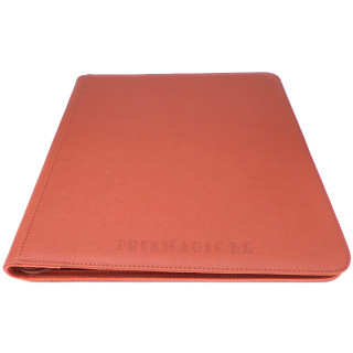 Docsmagic.de Premium Pro-Player 12-Pocket Playset Zip-Album Copper - 480 Card Binder - MTG - PKM - YGO - Reissverschluss Kupfer