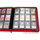 Docsmagic.de Premium Pro-Player 12-Pocket Playset Zip-Album Red - 480 Card Binder - MTG - PKM - YGO - Reissverschluss Rot