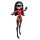 Jakks Pacific 76646 Violet Actionfigur, schwarz, 27 cm