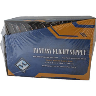 500 Fantasy Flight Games Tarot Size Board Game  Sleeves - 10 Packs + Box 70 x 120 - Brettspiel Hüllen - FFS66