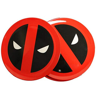 Star Wars Deadpool rund Ikonen-Teller-Set, Melamin, 21 x 21 x 2 cm