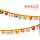 Happy People 14019 - Emoji Partygirlande Länge: 165 cm