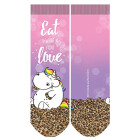 Pummeleinhorn Fotoprint Socke - Love Gr. 35/38