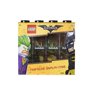 LEGO Batman Minifiguren-Schaukasten für 8 Minifiguren, Stapelbare Wand- oder Tischbox, schwarz