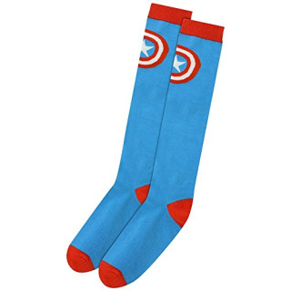 Difuzed Captain America Civil War -  Shield Logo Knee High Socks