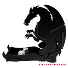 Docsmagic.de Dice Tower Dragon Black Small - Würfelturm