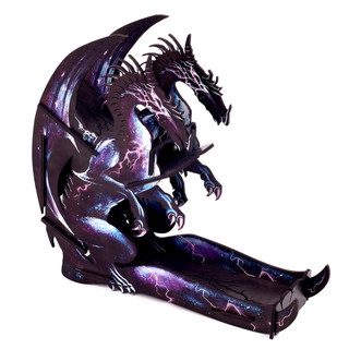 Docsmagic.de Dice Tower Dragon Black- Würfelturm