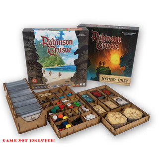Docsmagic.de Organizer Insert for Robinson Crusoe 2nd Edition Box - Einsatz