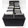Docsmagic.de Premium 2-Row Trading Card Storage Box Black + Trays & Divider - MTG PKM YGO - Sammelkarten Aufbewahrungsbox Schwarz