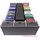 Docsmagic.de Premium 3-Row Trading Card Storage Box Black + Trays & Divider - MTG PKM YGO - Sammelkarten Aufbewahrungsbox Schwarz
