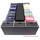 Docsmagic.de Premium 3-Row Trading Card Storage Box Black + Trays & Divider - MTG PKM YGO - Sammelkarten Aufbewahrungsbox Schwarz