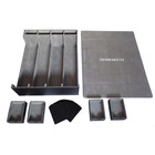 Docsmagic.de Premium 4-Row Trading Card Storage Box Black + Trays & Divider - MTG PKM YGO - Sammelkarten Aufbewahrungsbox Schwarz