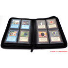 Docsmagic.de Pro-Player 4-Pocket Zip-Album Black - 160 Card Binder - MTG - PKM - YGO - Reissverschluss Schwarz