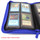 Docsmagic.de Pro-Player 4-Pocket Zip-Album Dark Blue - 160 Card Binder - MTG - PKM - YGO - Reissverschluss Dunkelblau