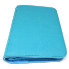 Docsmagic.de Pro-Player 4-Pocket Zip-Album Light Blue - 160 Card Binder - MTG - PKM - YGO - Reissverschluss Hellblau