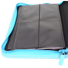 Docsmagic.de Pro-Player 4-Pocket Zip-Album Light Blue - 160 Card Binder - MTG - PKM - YGO - Reissverschluss Hellblau