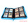 Docsmagic.de Pro-Player 4-Pocket Zip-Album Light Blue - 160 Card Binder - MTG - PKM - YGO - Reissverschluss Hellblau
