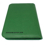 Docsmagic.de Pro-Player 4-Pocket Zip-Album Dark Green - 160 Card Binder - MTG - PKM - YGO - Reissverschluss Dunkelgrün